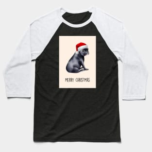 Frenchie Christmas Baseball T-Shirt